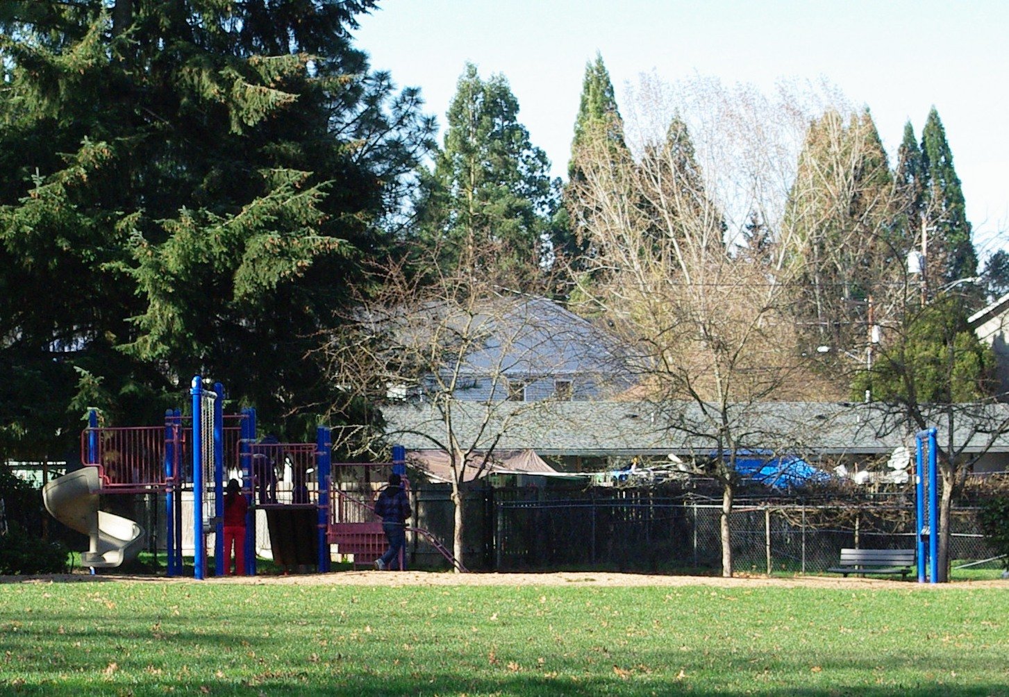 The play area at Walnut Street Park, Hillsboro
